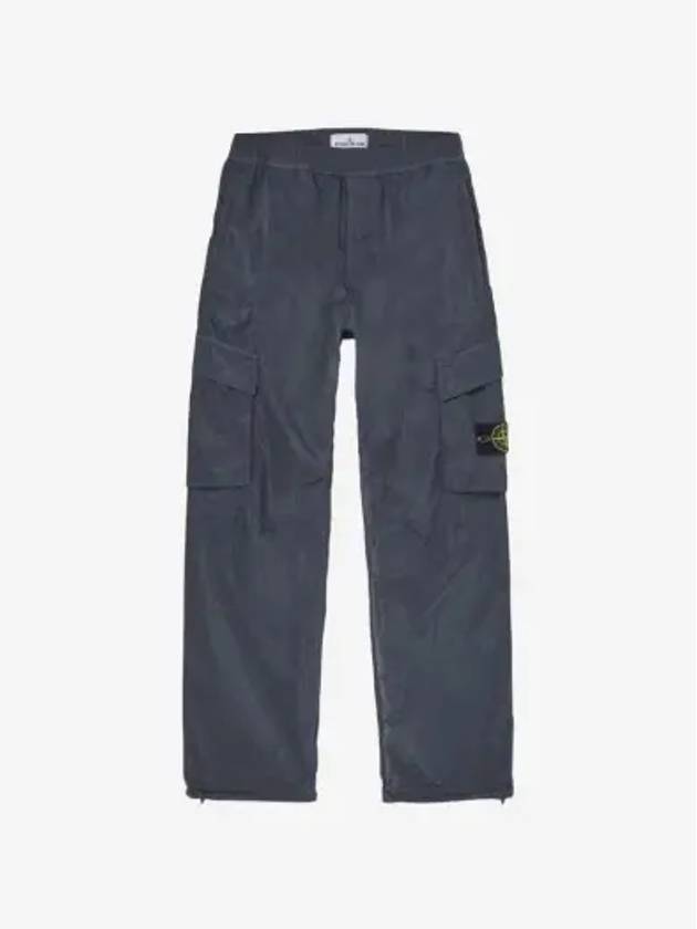 Nylon Metal Econyl Regenerated Cargo Straight Pants Lead Grey - STONE ISLAND - BALAAN 3