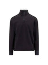 Metropolis Series Stretch Fleece Reverse Sweatshirt Black - CP COMPANY - BALAAN 2