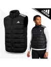 Essentials 3S Light Down Vest Black - ADIDAS - BALAAN 1