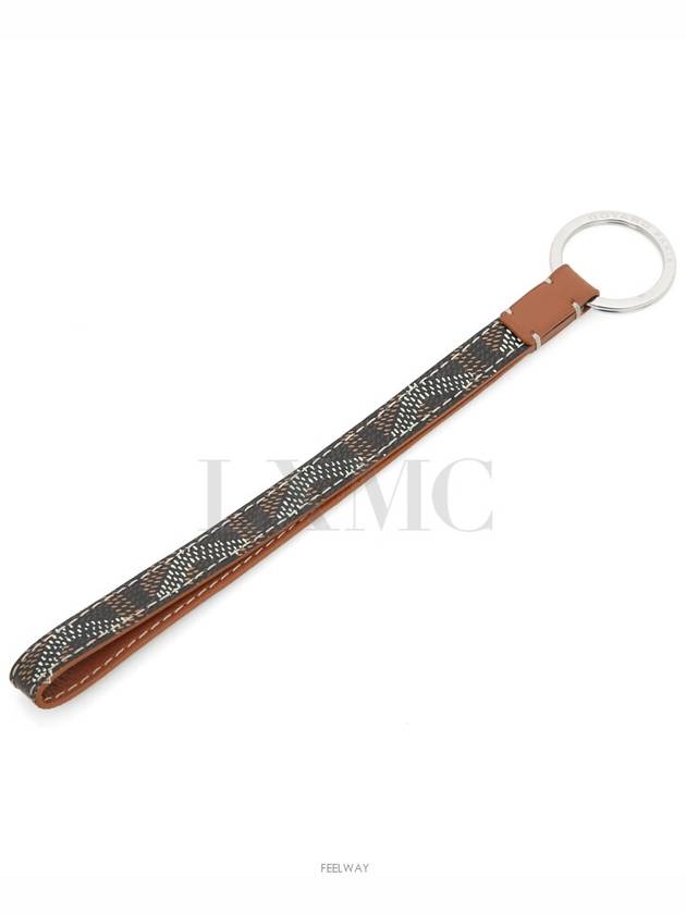 Sesame Keyring Keychain Black Tan Brown Silver Car Key - GOYARD - BALAAN 6