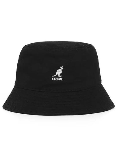 Washed Bucket Hat Black - KANGOL - BALAAN 2