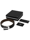 Classic Reversible Leather Belt Black - MONTBLANC - BALAAN 4