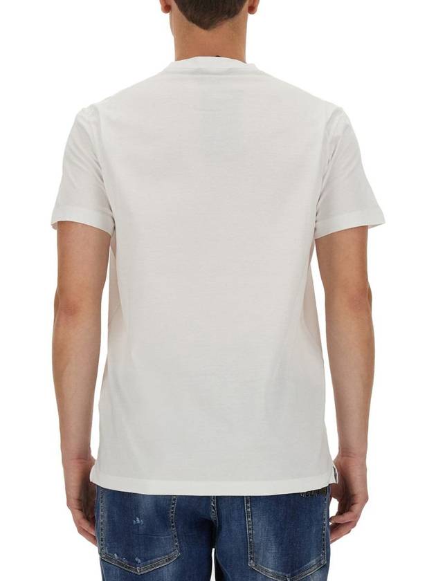 Cigarette Short Sleeve T-Shirt White - DSQUARED2 - BALAAN 4