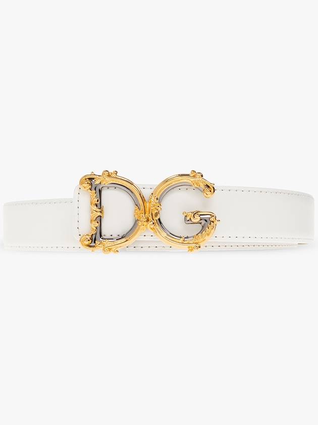 leather belt white - DOLCE&GABBANA - BALAAN 2