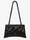 Crush Chain Strap Small Shoulder Bag Black - BALENCIAGA - BALAAN 2