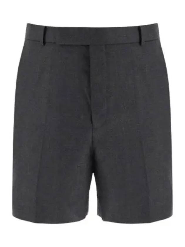 Twill Low Rise Color Mini Shorts Dark Grey - THOM BROWNE - BALAAN 2