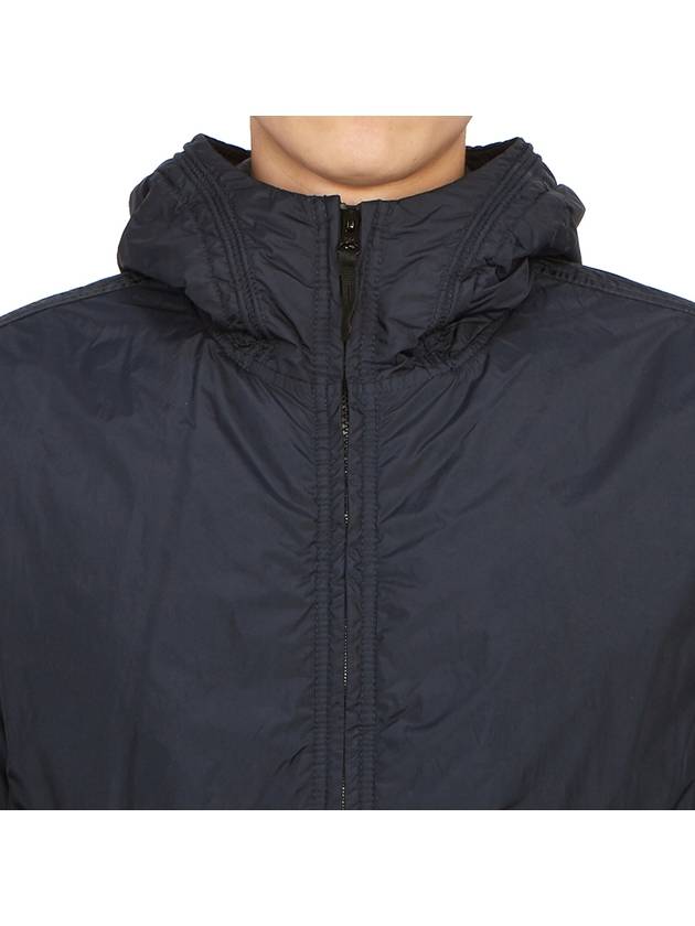 Men's Garment Dyed Crinkle Reps Recycled Nylon Primaloft TC Hooded Jacket Navy - STONE ISLAND - BALAAN 8