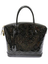 M90247 Monogram Vernis Black Lockit PM Tote Bag - LOUIS VUITTON - BALAAN 1