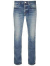 Slim Fit Denim Jeans Blue - SAINT LAURENT - BALAAN 2