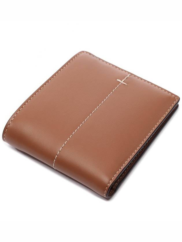 Center Stitch Half Wallet Brown - TOD'S - BALAAN 6