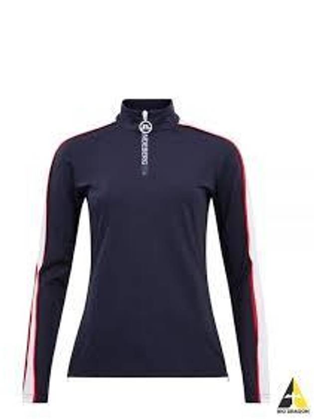 Kora Mid Layer Long Sleeve T-Shirt Navy - J.LINDEBERG - BALAAN 2