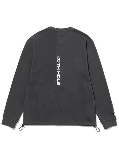 20ne Doug Woven Patch Color Scheme Sweatshirt CHARCOAL - 20THHOLE - BALAAN 2