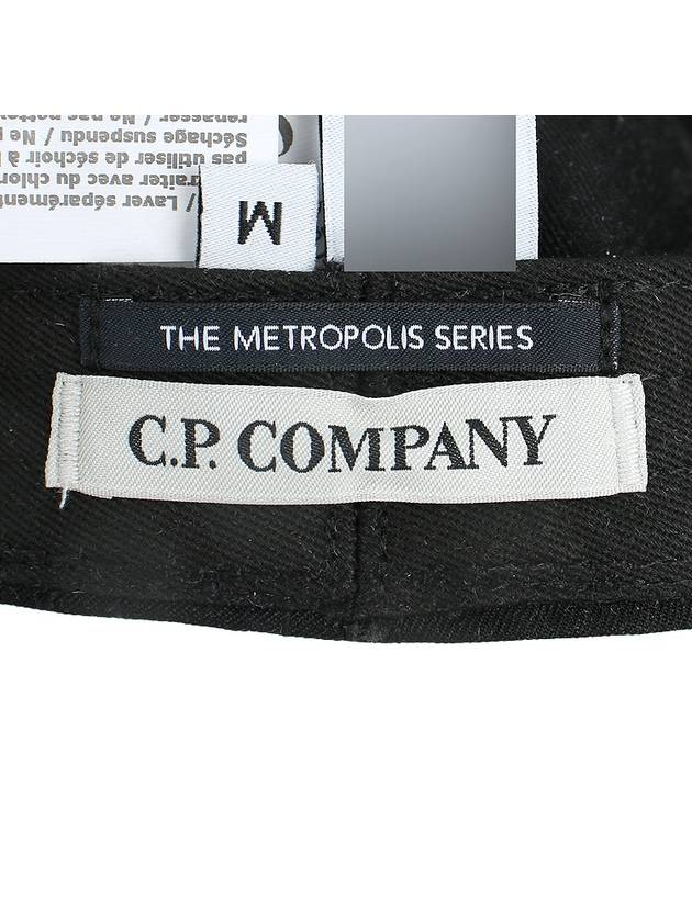 Logo Ball Cap Black - CP COMPANY - BALAAN 8