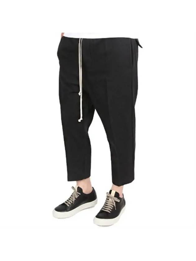 Astaire Cropped Baggy Pants Black - RICK OWENS - BALAAN 2