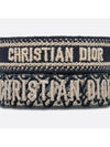 Embroidered Logo Bracelet Set Navy - DIOR - BALAAN 4