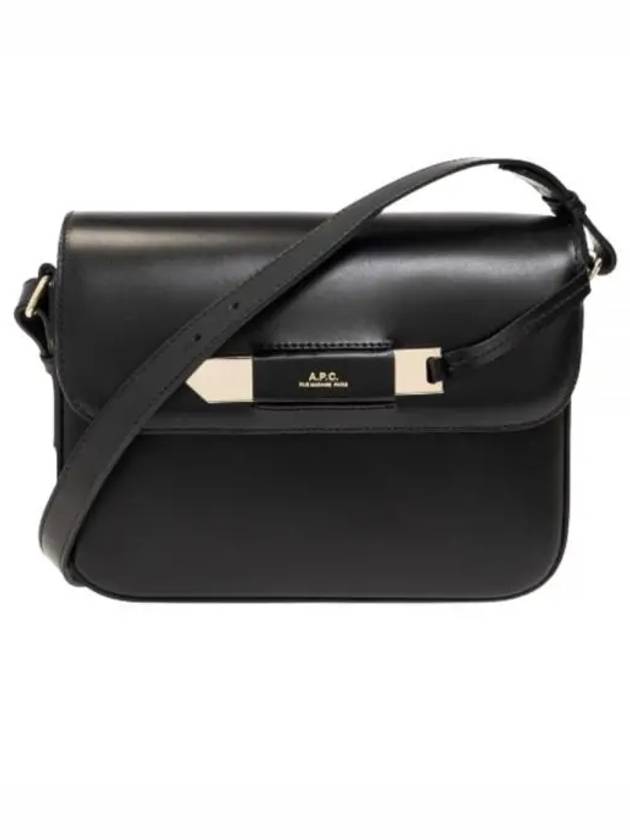 Women's Charlotte Leather Cross Bag Black - A.P.C. - BALAAN 2