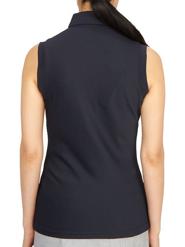 Women's Golf Lare Sleeveless Top Navy - J.LINDEBERG - BALAAN 5