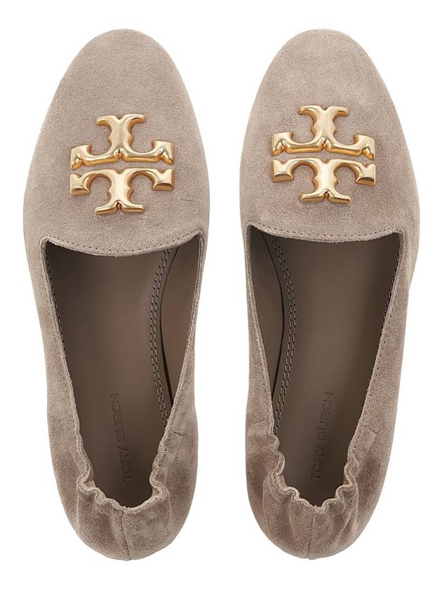 Suede Loafer Cappuccino - TORY BURCH - BALAAN.