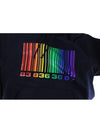 Rainbow Big Barcode Print Hoodie Black - VETEMENTS - BALAAN 9