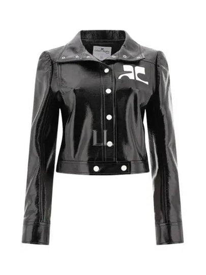 Reedition Vinyl Jacket Black - COURREGES - BALAAN 2