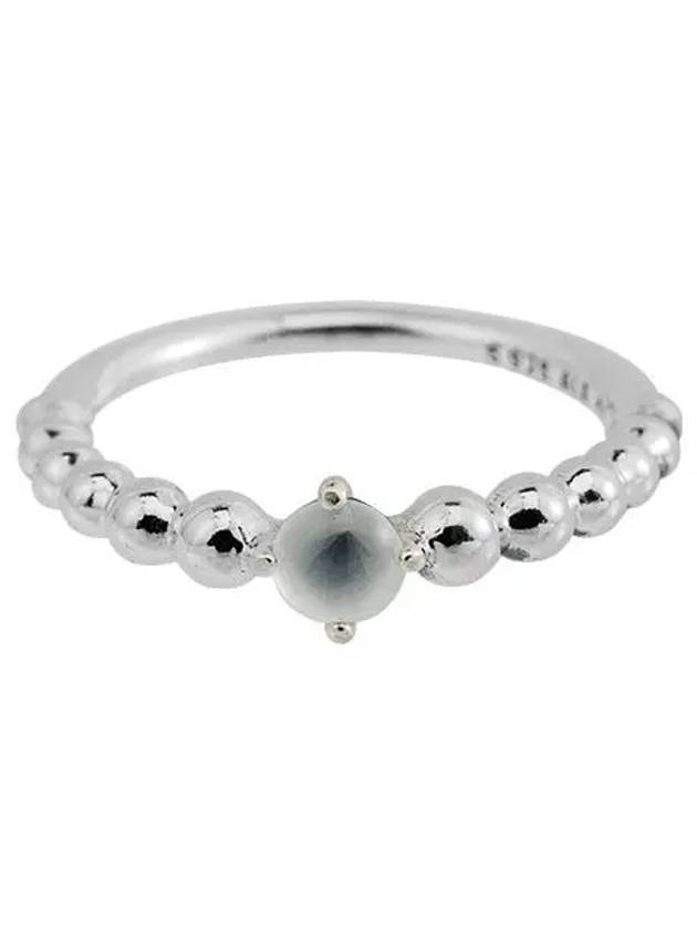 April birthstone milky white ring silver - PANDORA - BALAAN 2