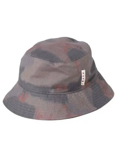 Washed Cotton Bucket Hat Grey - MARNI - BALAAN 2