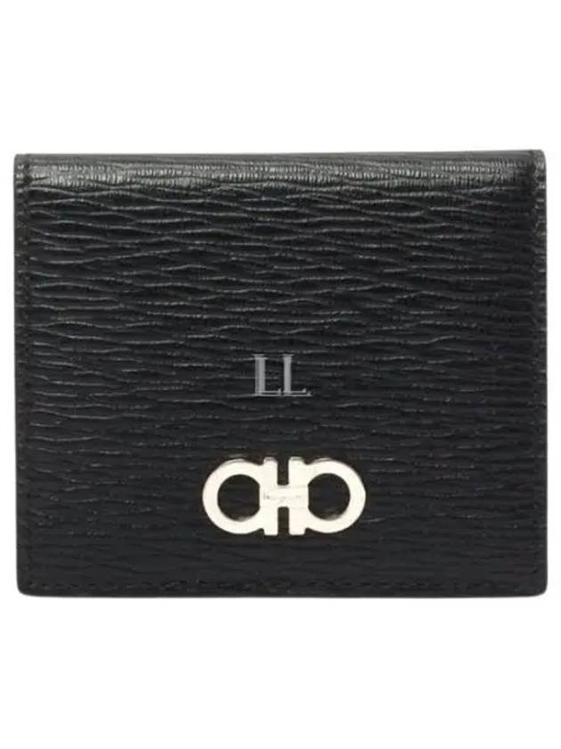 Gancini Logo Coin Wallet Black - SALVATORE FERRAGAMO - BALAAN 2