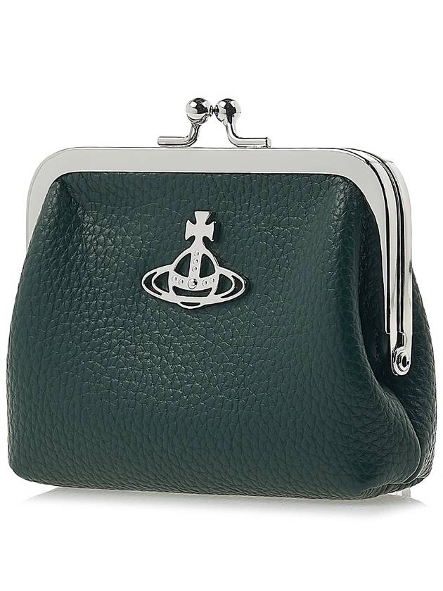 Women's Grain Pulse Frame Coin Wallet Green - VIVIENNE WESTWOOD - BALAAN 3