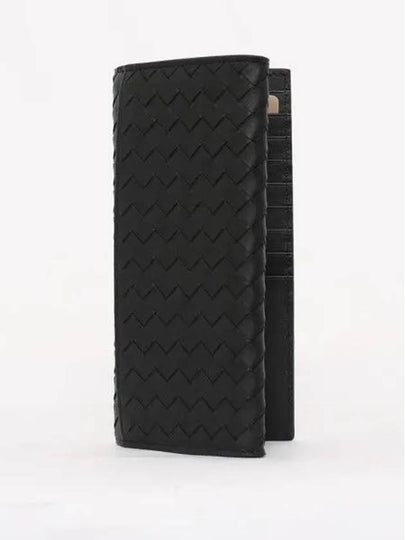 Intrecciato Continental Long Wallet Black - BOTTEGA VENETA - BALAAN 2