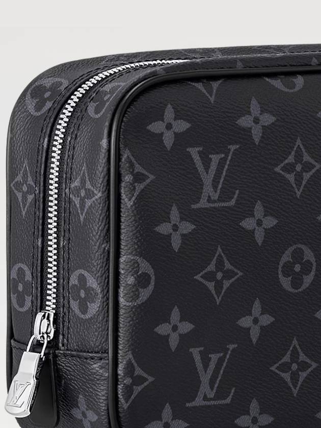 Toilet Monogram Eclipse GM Pouch Bag Black - LOUIS VUITTON - BALAAN 6