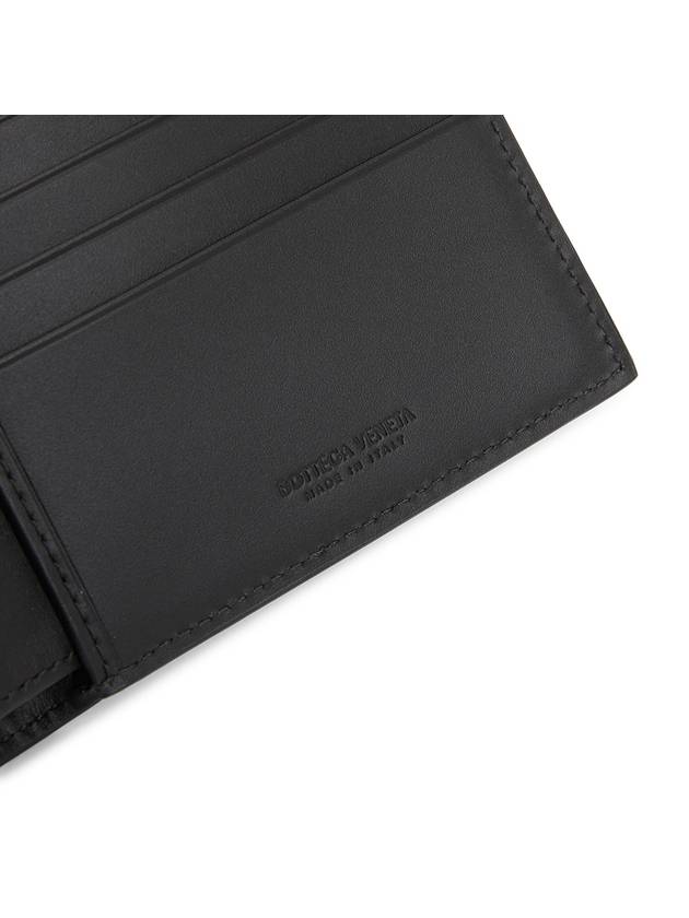 Intrecciato Leather Half Wallet Black - BOTTEGA VENETA - BALAAN 6