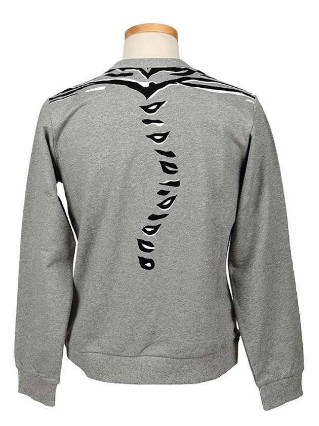 Geo Tiger Sweatshirt Grey - KENZO - BALAAN 4