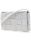 Intrecciato Cassette Cross Bag White - BOTTEGA VENETA - BALAAN 3