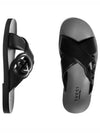 Interlocking G Slide Sandals Black - GUCCI - BALAAN 2