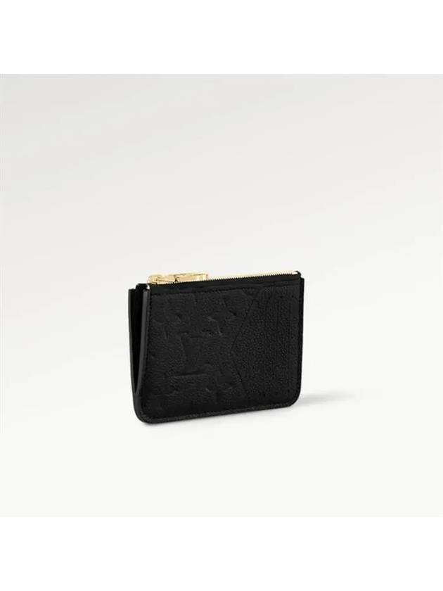 Romy Monogram Leather Card Wallet Black - LOUIS VUITTON - BALAAN 4