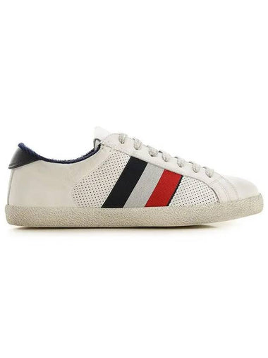 Vintage Three Stripes Sneakers White 4M7130002S7X - MONCLER - BALAAN 1