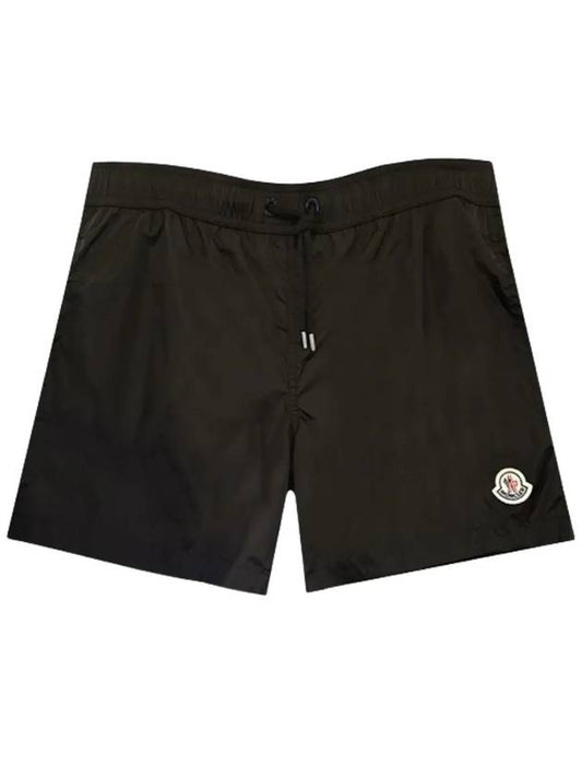 Logo Patch Swim Shorts Black - MONCLER - BALAAN 2