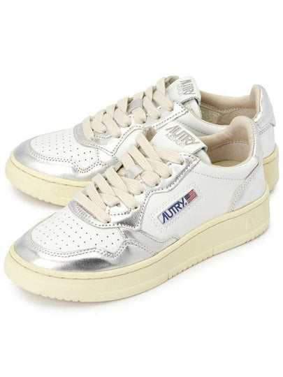 Medalist Silver Tab Low Top Sneakers White - AUTRY - BALAAN 2