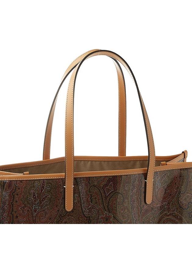 Paisley Print Logo Tote Bag Brown - ETRO - BALAAN 9