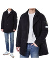 David TC Padding Jacket Black - STONE ISLAND - BALAAN 3