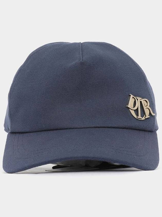 Logo Cotton Ball Cap Navy - DIOR - BALAAN 2