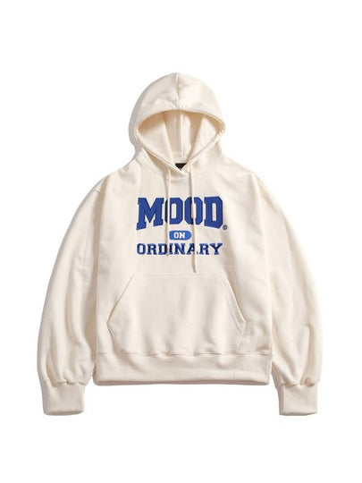 Balloon Over Logo Embroidery Hoodie Cream - MOO - BALAAN 2