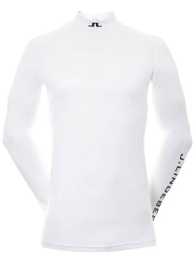 Golf Aello Soft Compression Short Sleeve T Shirt White - J.LINDEBERG - BALAAN 4