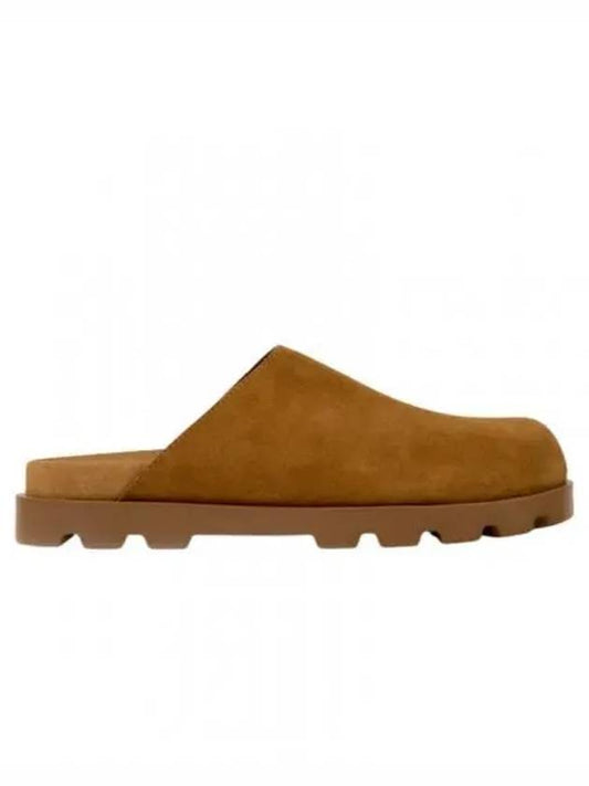 Brutus Leather Clog Slippers Brown - CAMPER - BALAAN 2