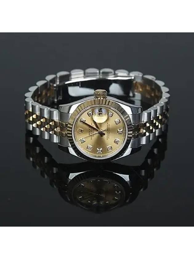 Rolex 179173 18K Combi 10 Point Diamond Datejust 26MM Women s Watch - ROLEX - BALAAN 4