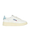 Medalist Light Blue Tab Low Top Sneakers White - AUTRY - BALAAN 1