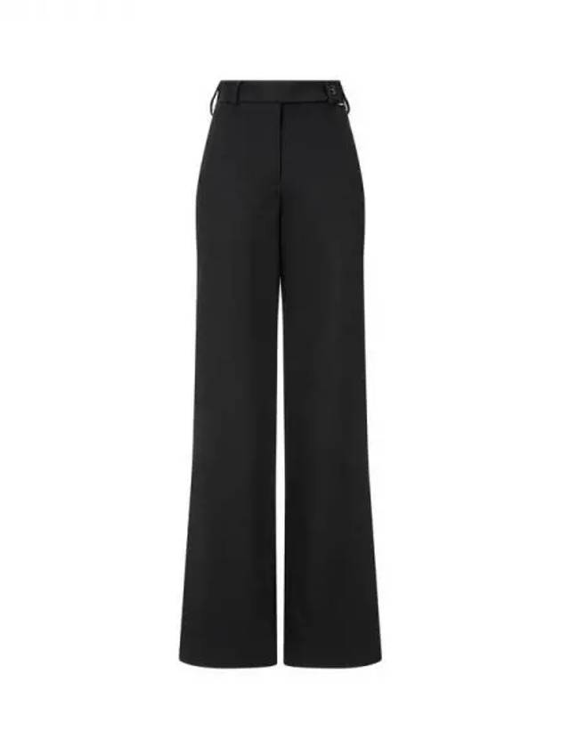 Women s Stretch Wide Pants Black 270628 - PAUL SMITH - BALAAN 1