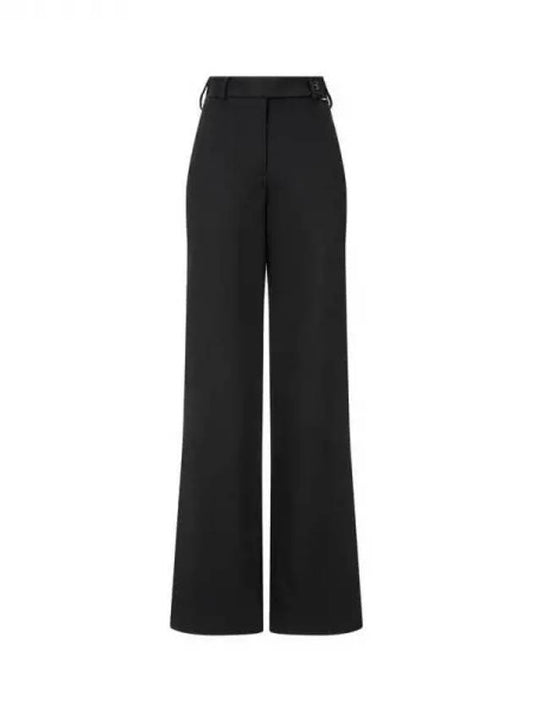 Women s Stretch Wide Pants Black 270628 - PAUL SMITH - BALAAN 1