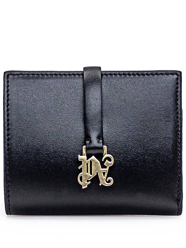 monogram embellished leather wallet PWNC006S24LEA0011076 - PALM ANGELS - BALAAN 2