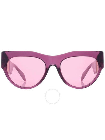 Versace Pink Mirrored Cat Eye Ladies Sunglasses VE4440U 5263A4 56 - VERSACE - BALAAN 1